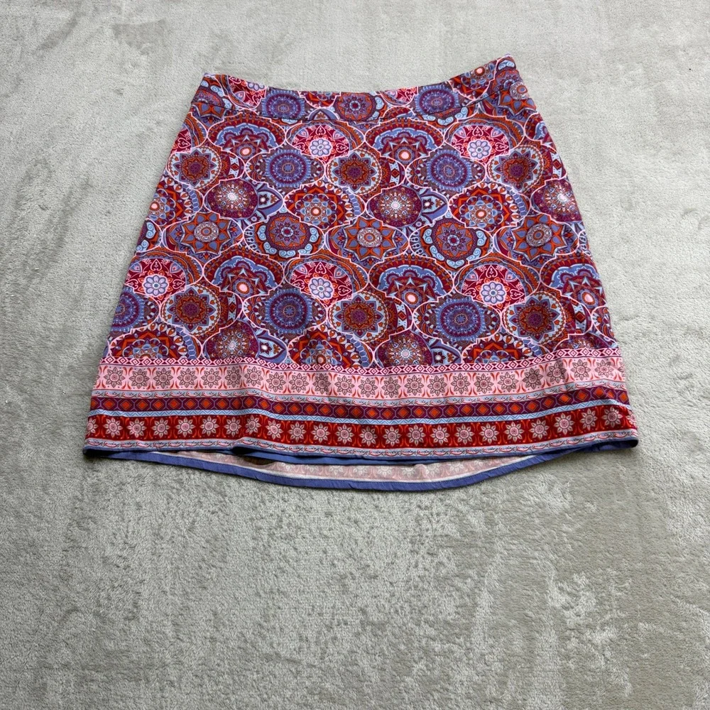 Magnolia Grace A-Line Skirt Women's Medium Mandala Colorful Boho Hippie Festival